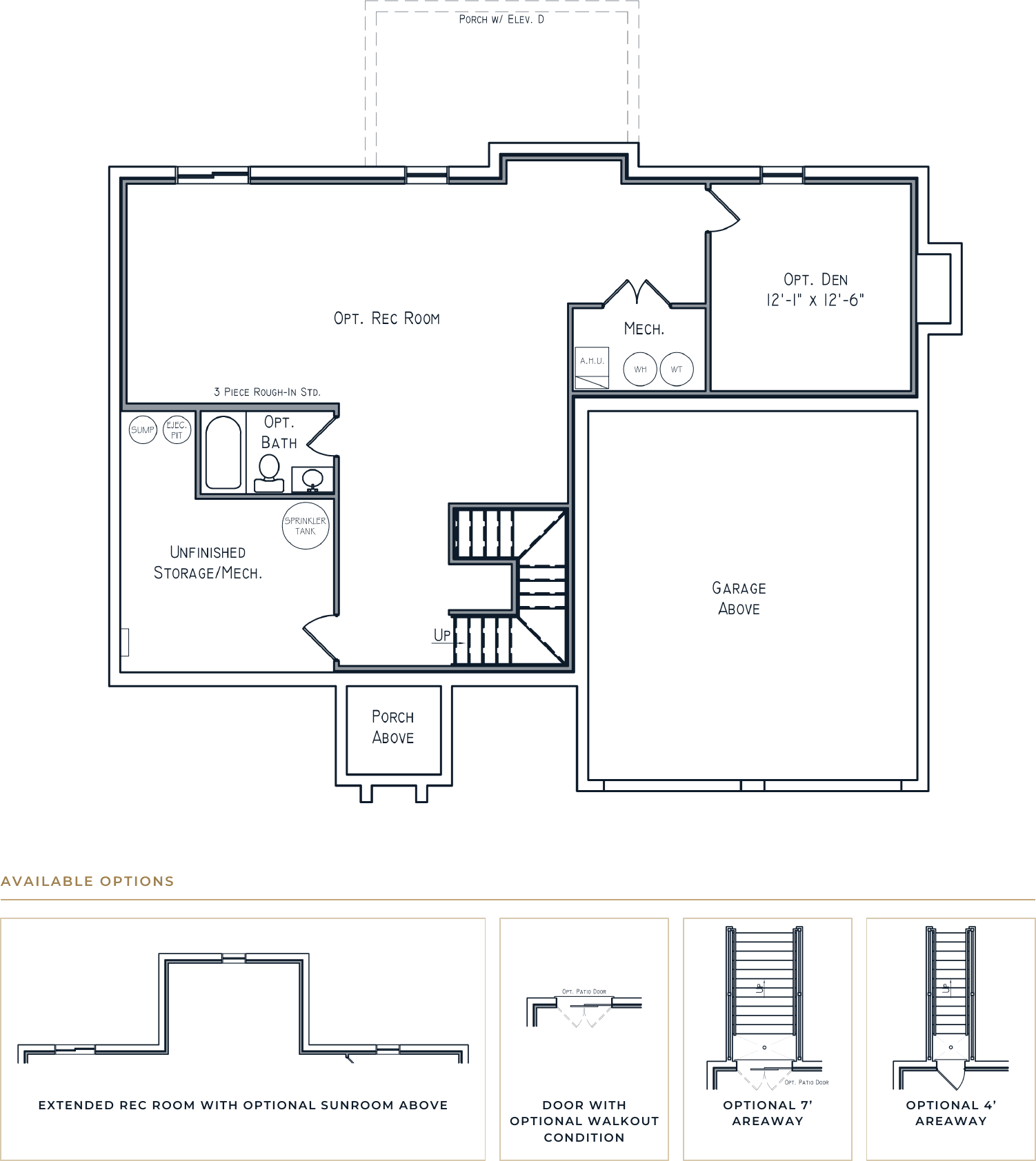 The Craftsman basement drawing