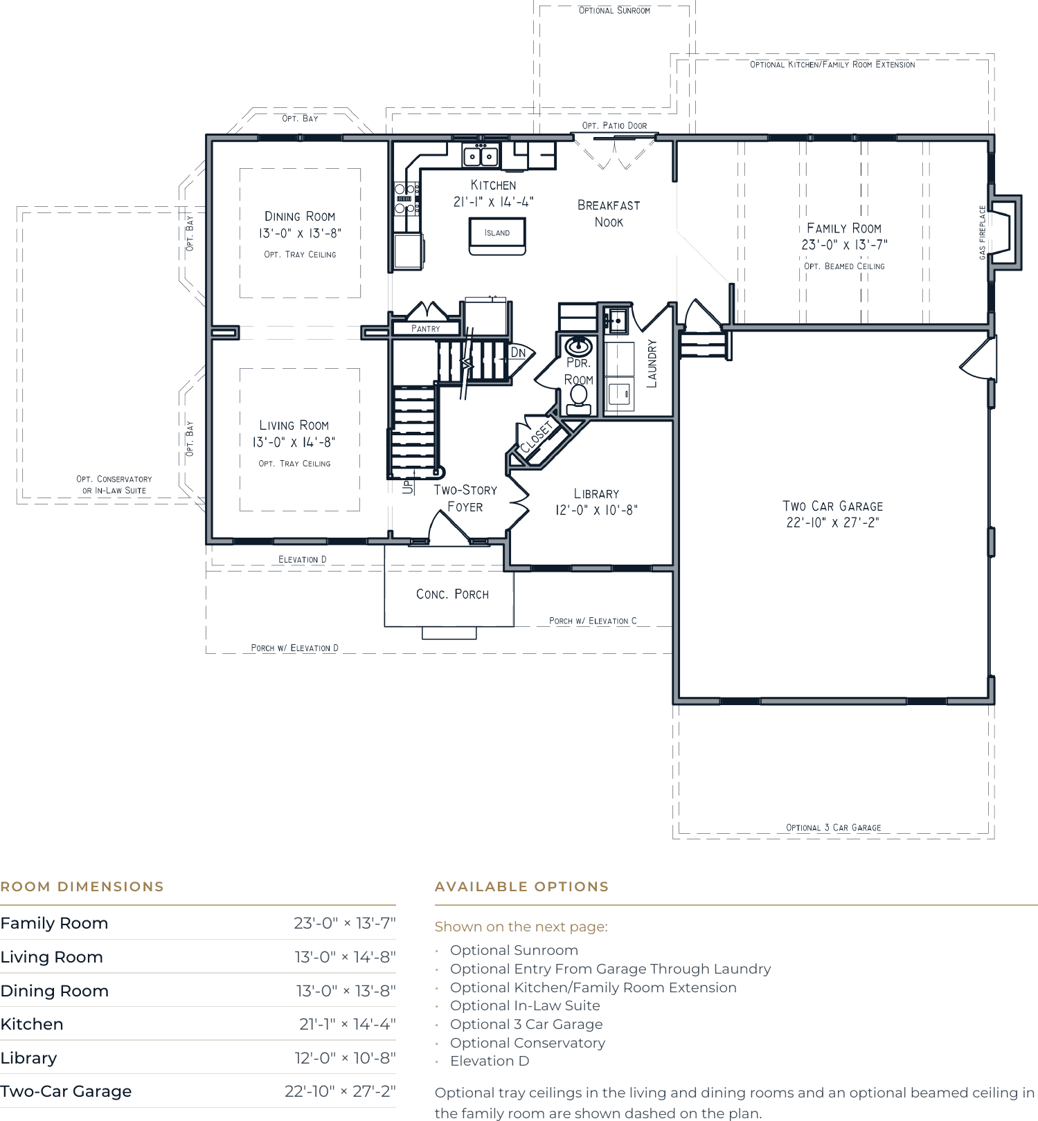The Daydreamer first floor drawing