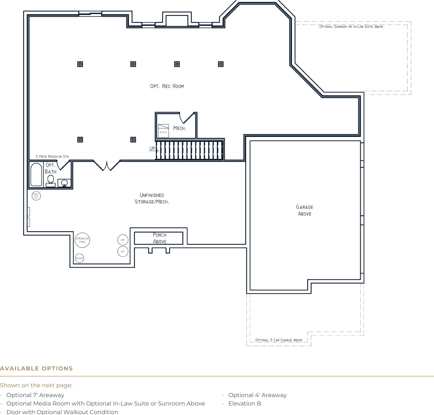 The Draftsman basement drawing