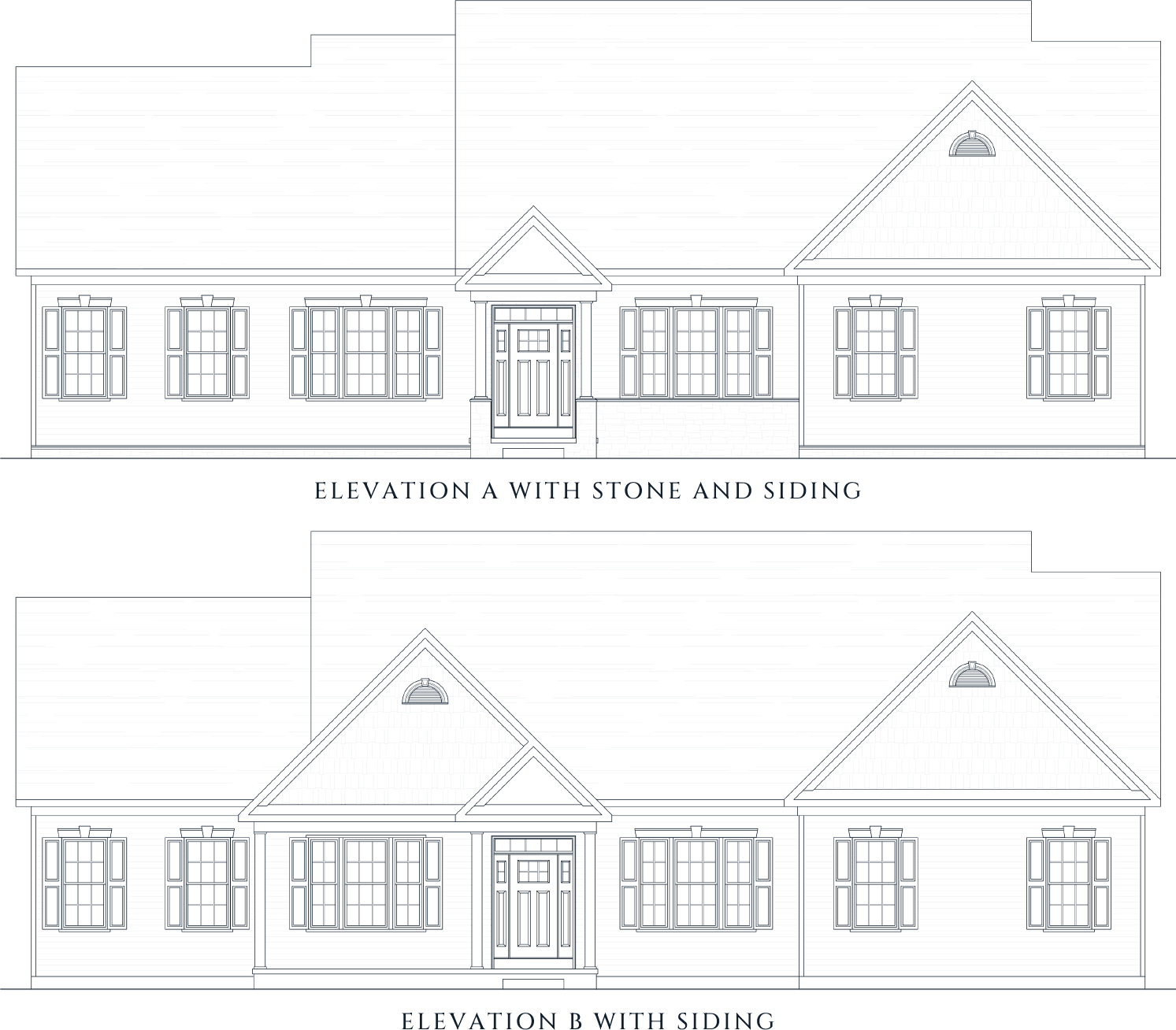 The Entrepreneur elevations drawing