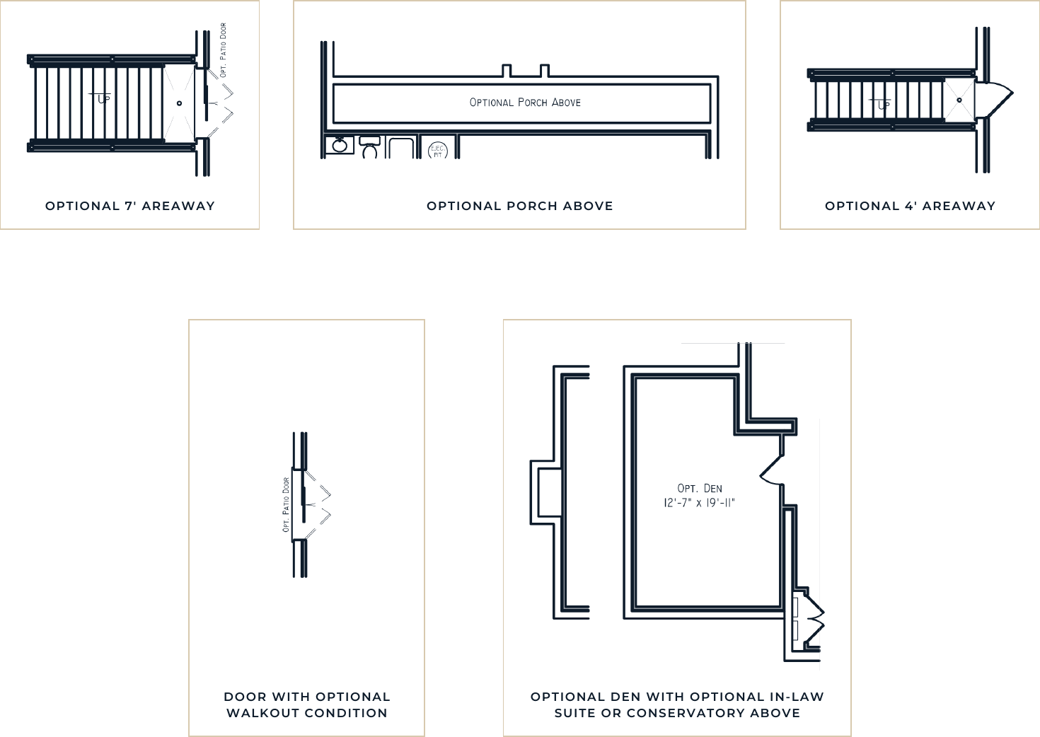 The Expressionist II basement options drawing