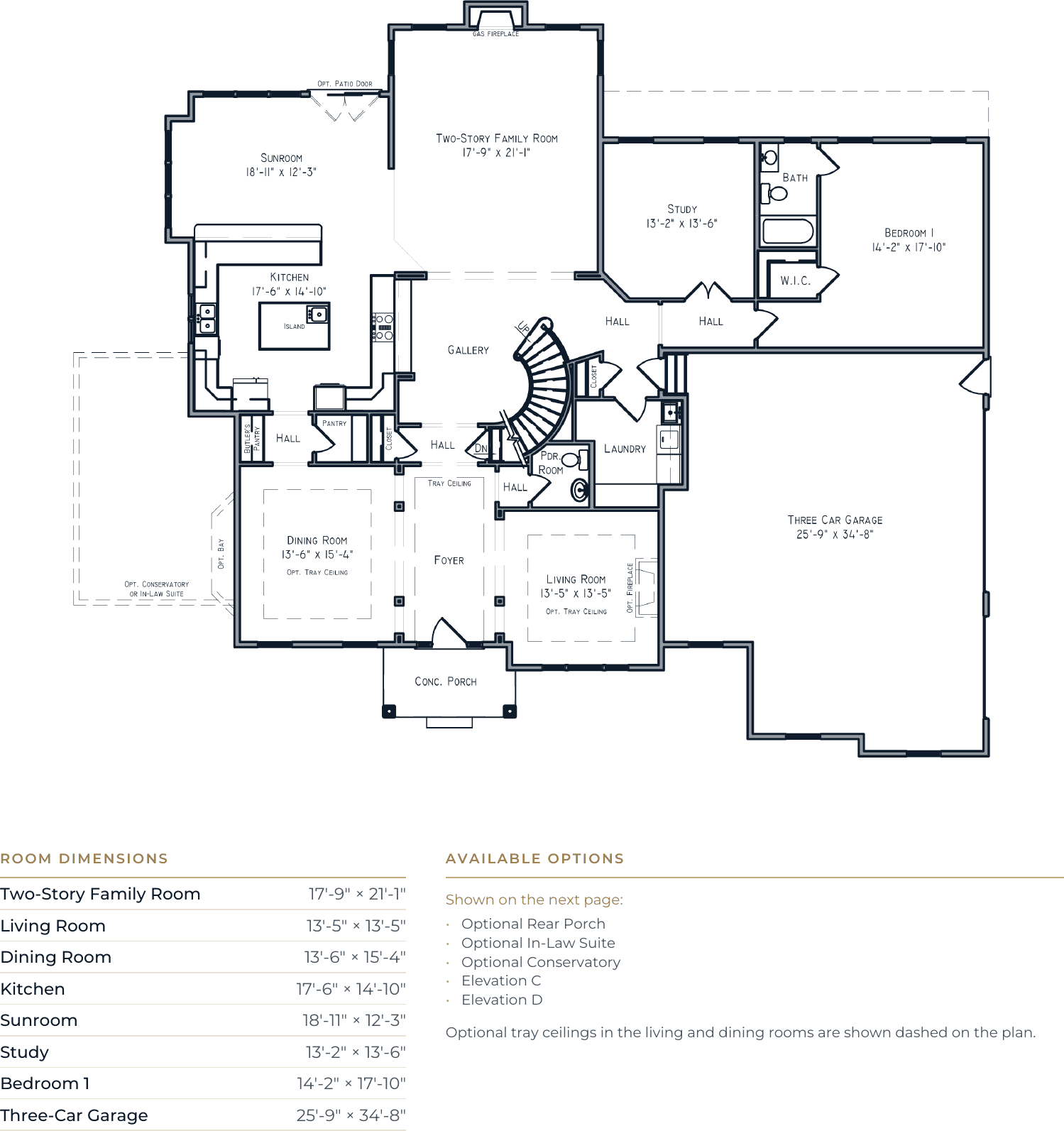 The Expressionist II first floor drawing