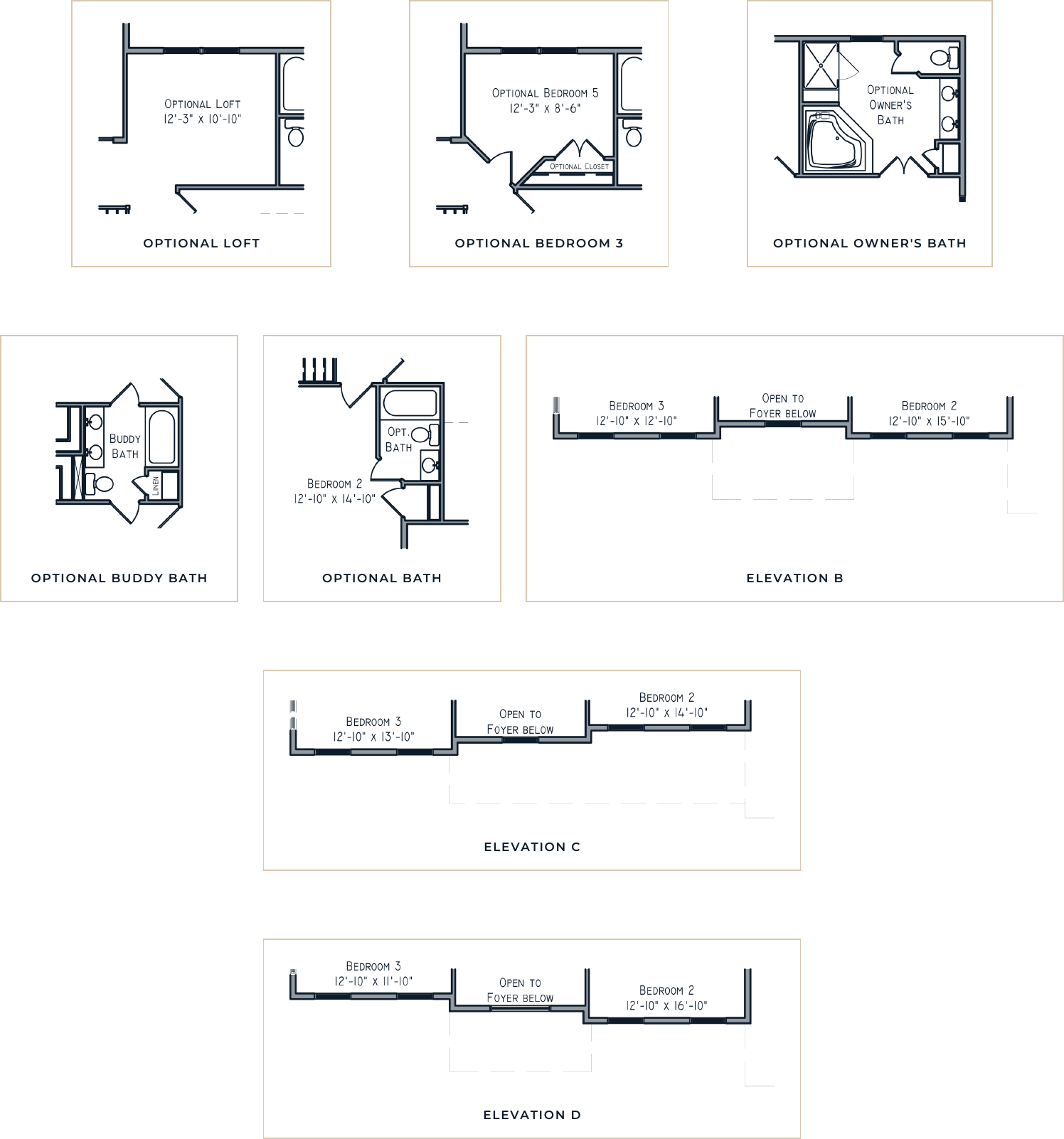 The Illustrator second floor options drawing