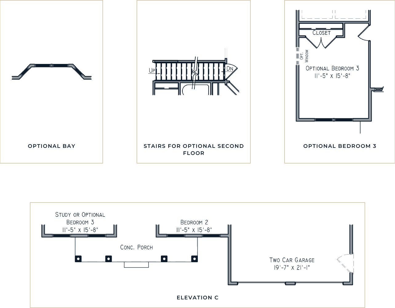 The Innovator first floor options drawing