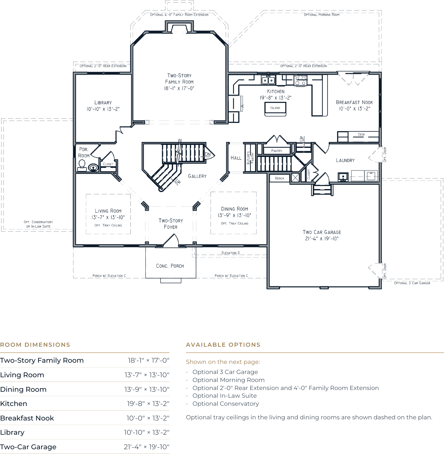 The Pioneer I first floor drawing