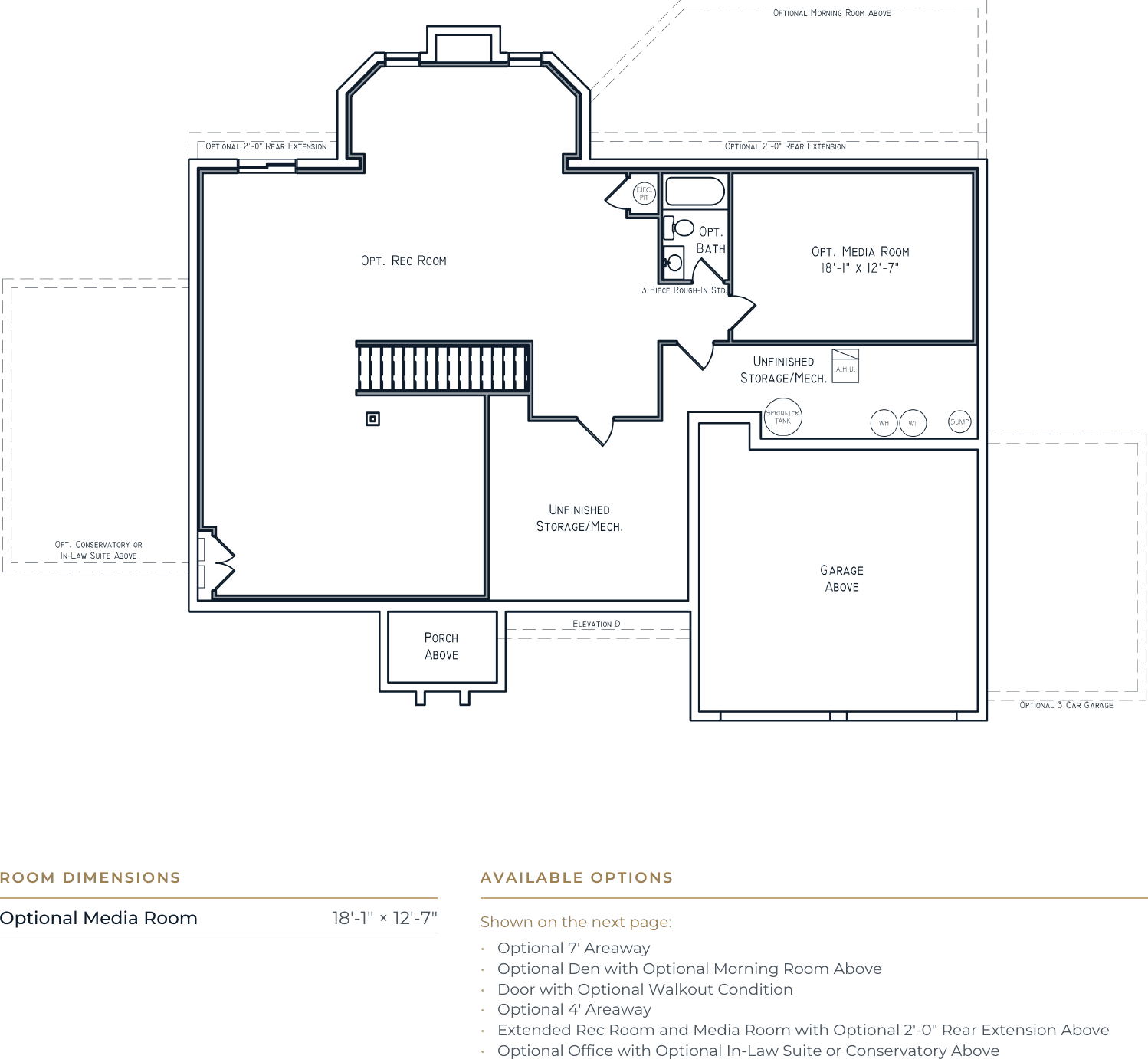 The Pioneer II basement drawing