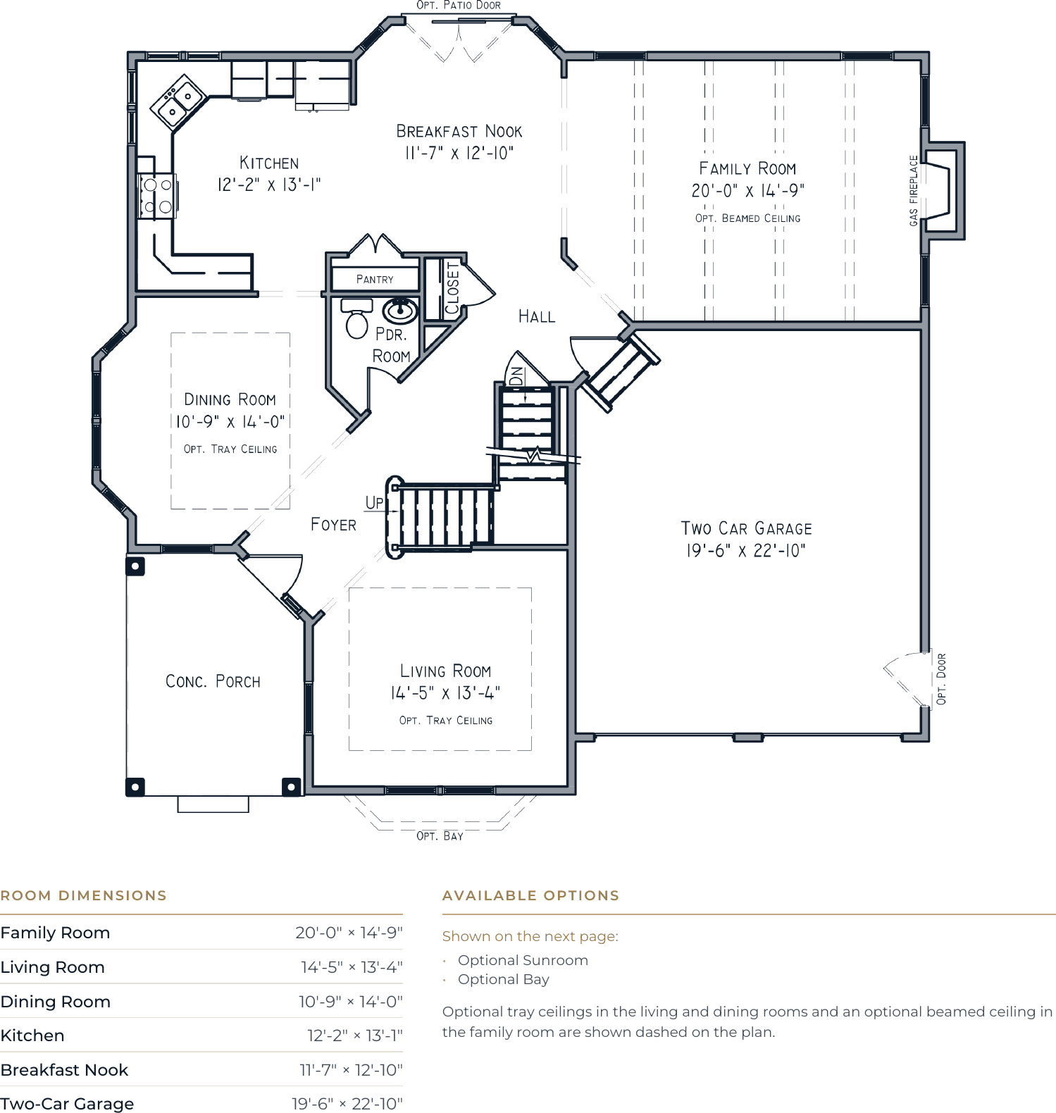 The Romantic first floor drawing