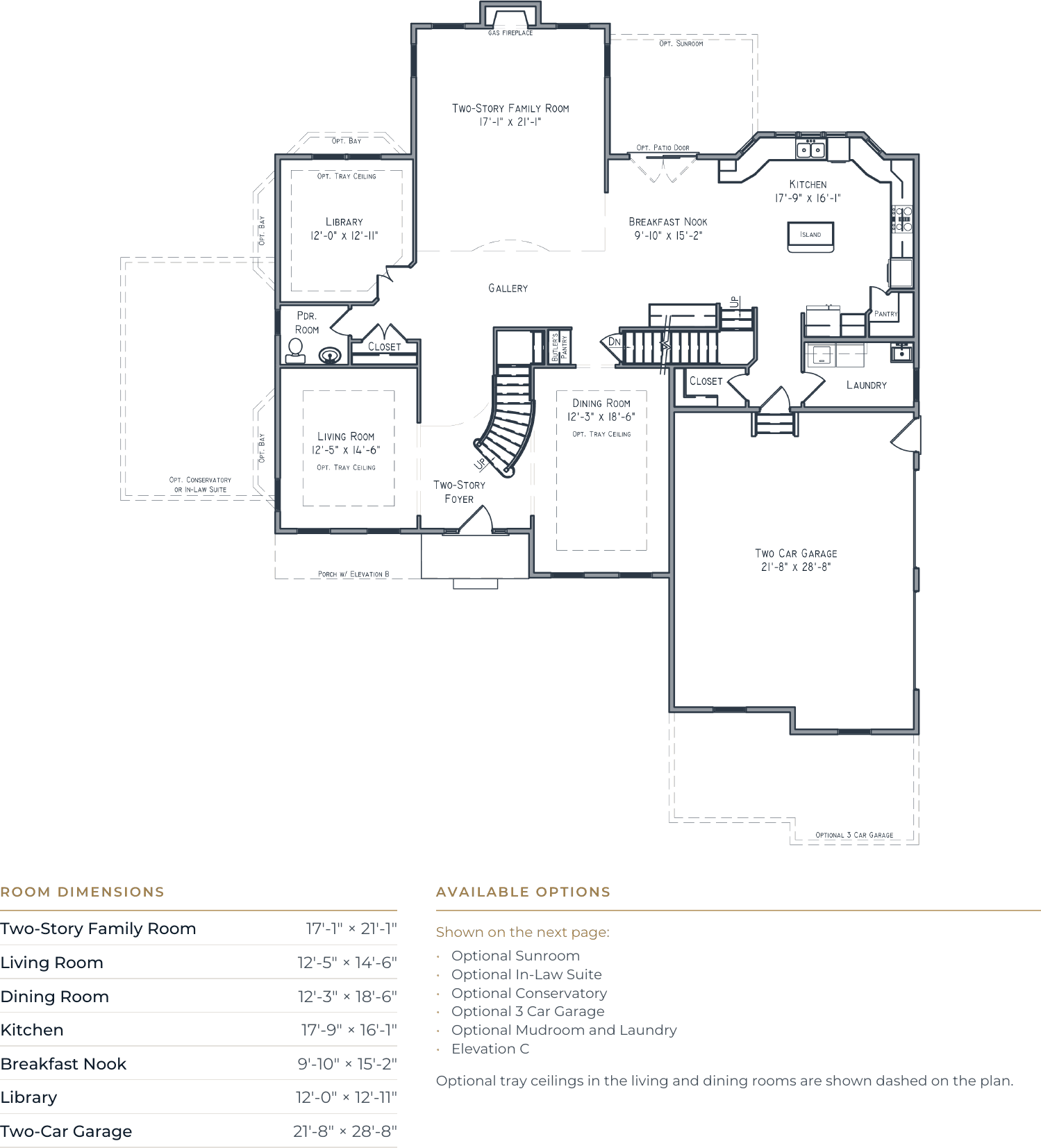 The Visionary first floor drawing