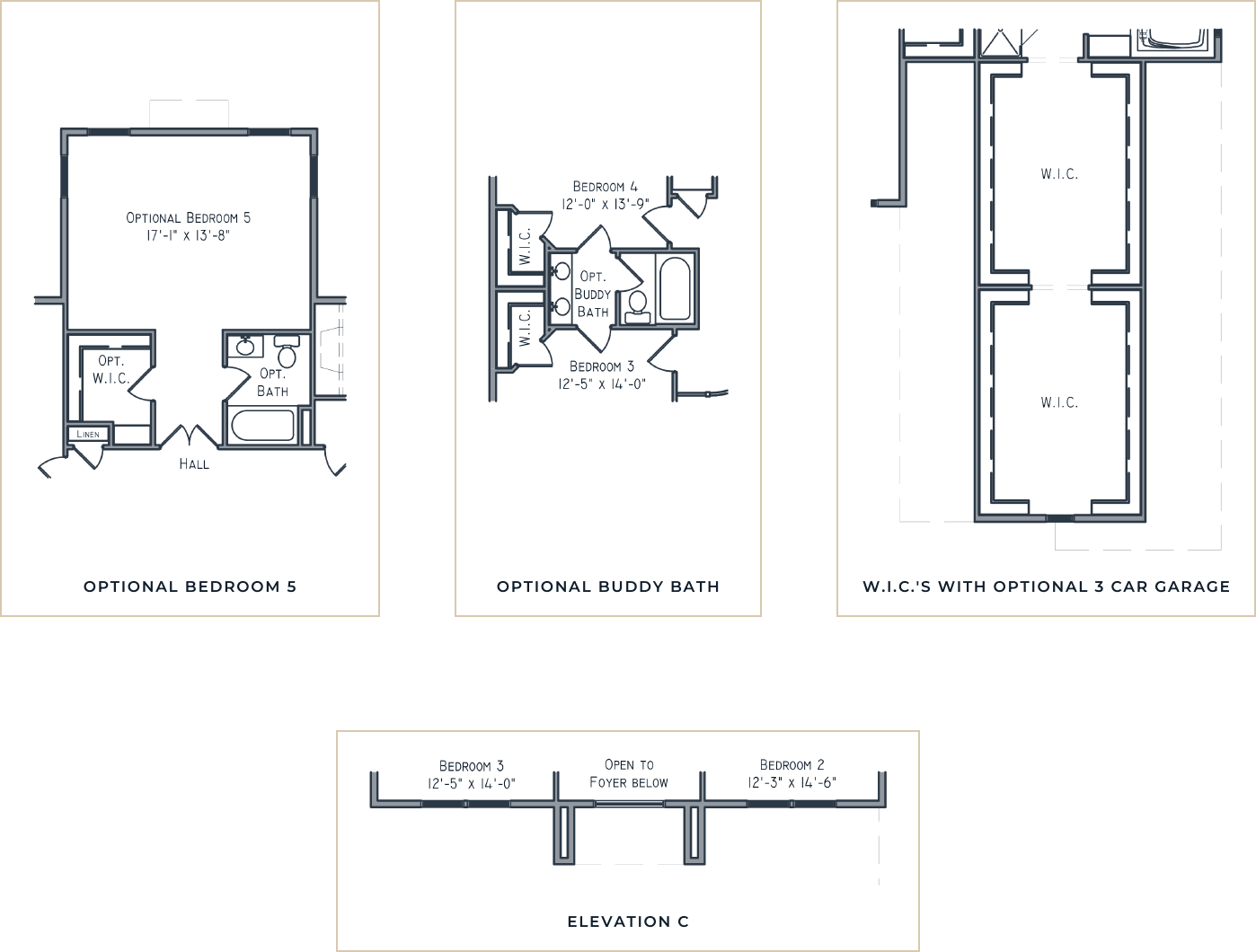 The Visionary second floor options drawing